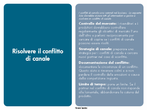 Risolvere il conflitto di canale Risolvere il conflitto di canale